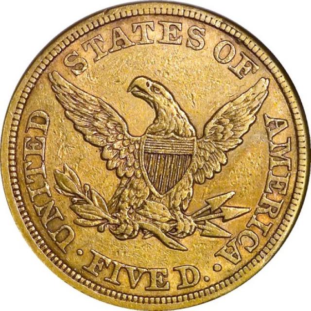 5 доларів 1858, США, США