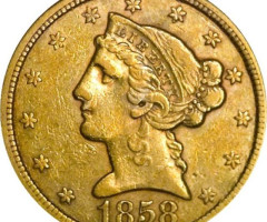 5 доларів 1858, США, США