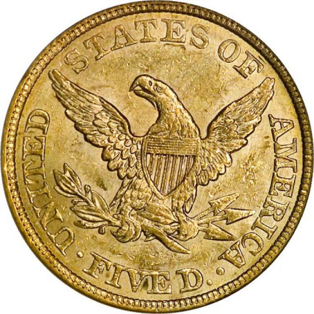 5 доларів 1856, США, США