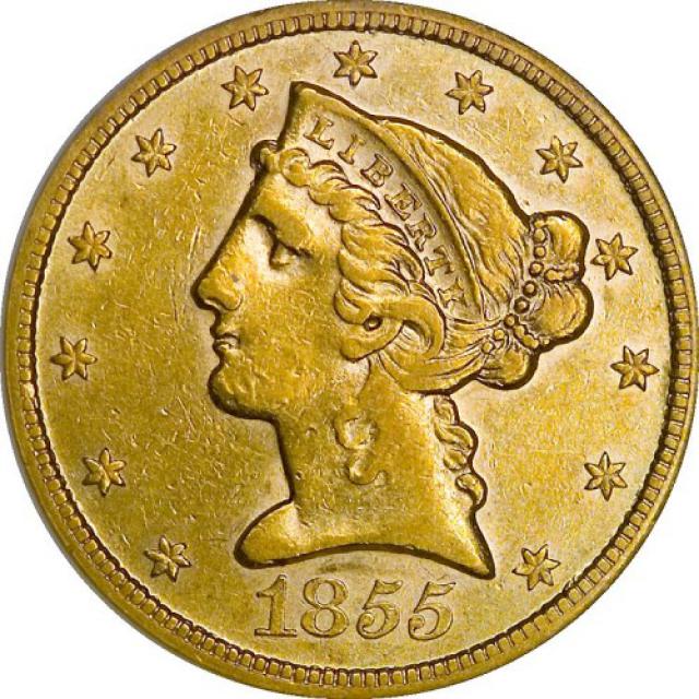 5 доларів 1855, США, США