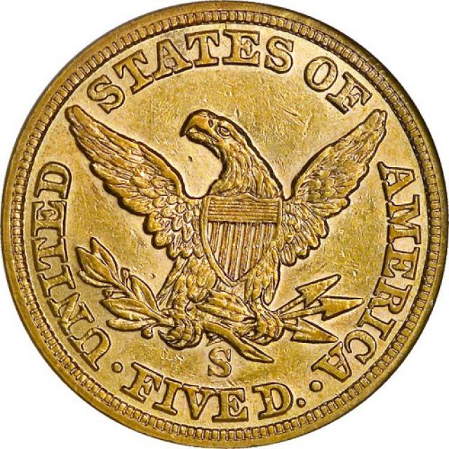 5 доларів 1855, США, США