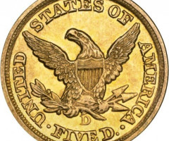 5 доларів 1852, США, США