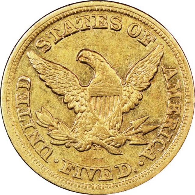5 доларів 1850, США, США