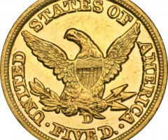 5 доларів 1849, США, США