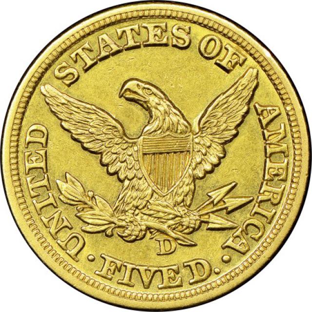 5 доларів 1848, США, США