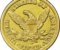 5 доларів 1848, США, США