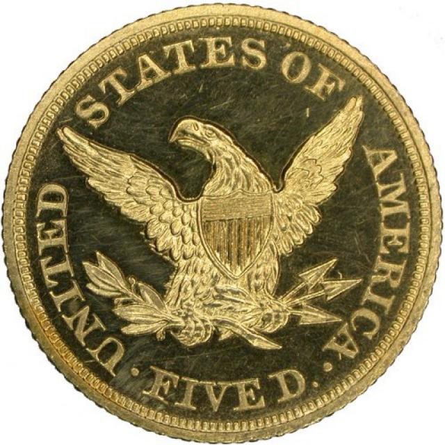 5 доларів 1845, США, США
