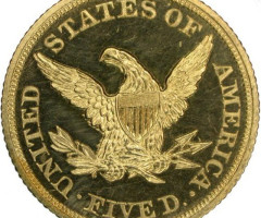 5 доларів 1845, США, США