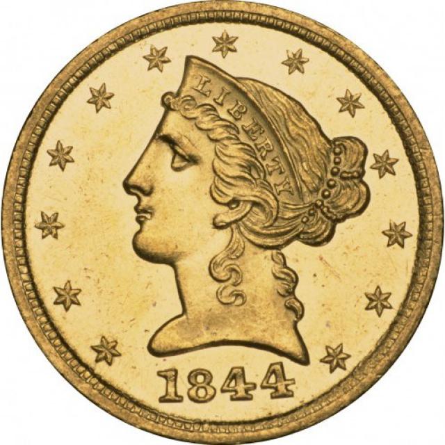 5 доларів 1844, США, США