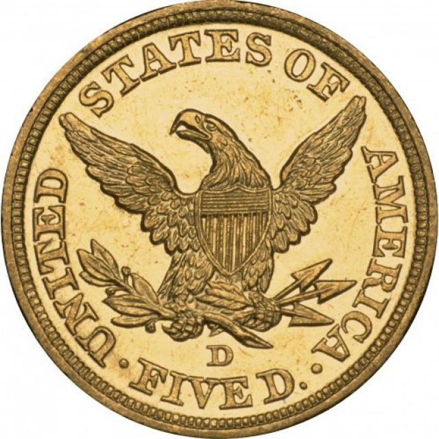 5 доларів 1844, США, США