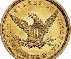 5 доларів 1839, США, США