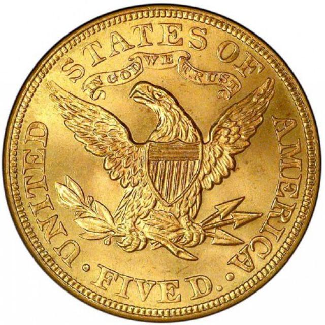 Монета Half Eagle, 5 доларів 1905, США, США