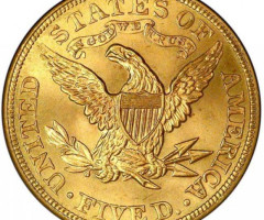 Монета Half Eagle, 5 доларів 1905, США, США