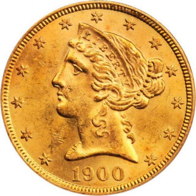 Монета Half Eagle, 5 доларів 1900, США, США