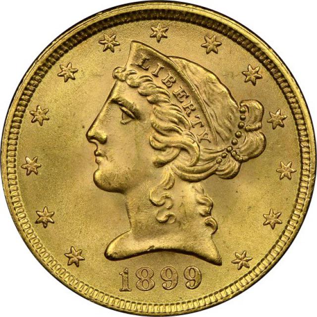 Монета Half Eagle, 5 доларів 1899, США, США