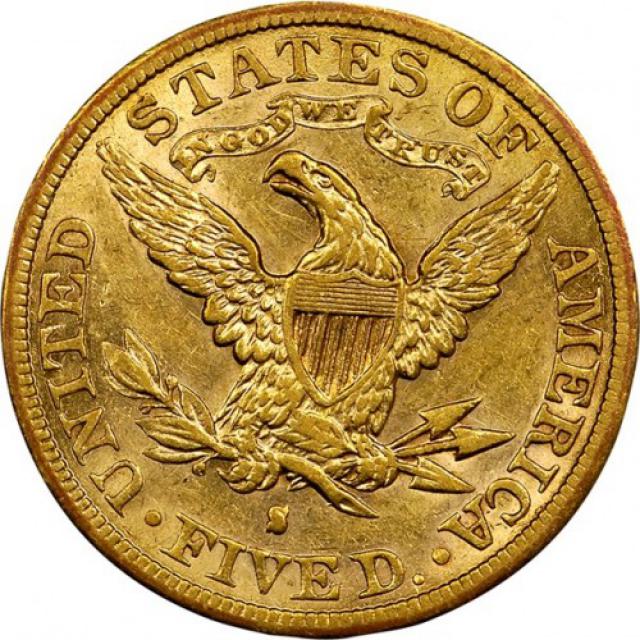 Монета Half Eagle, 5 доларів 1896, США, США