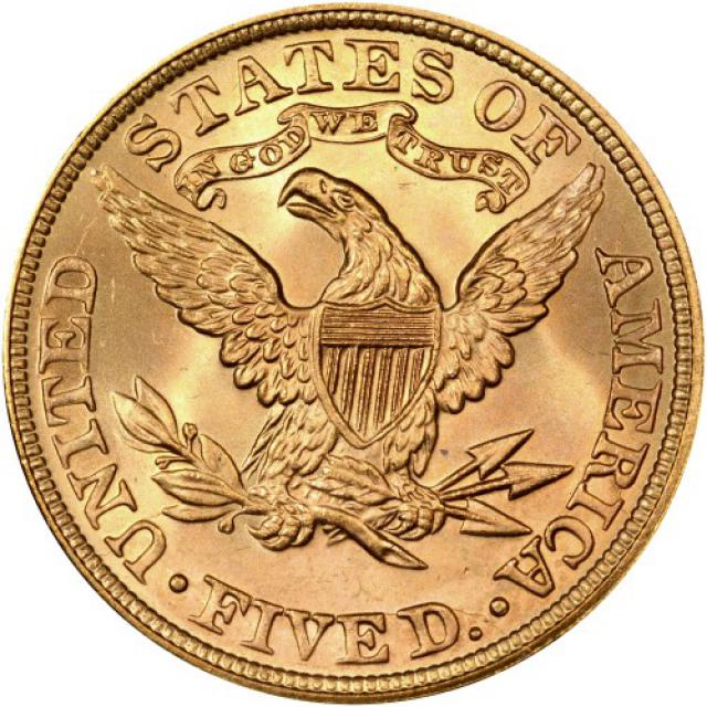 Монета Half Eagle, 5 доларів 1895, США, США