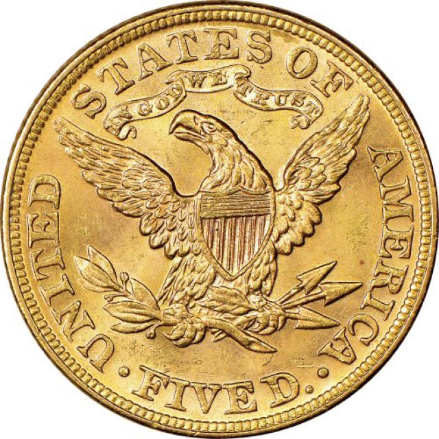 Монета Half Eagle, 5 доларів 1893, США, США
