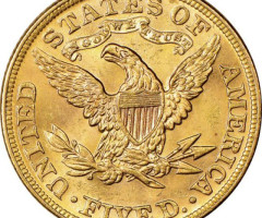 Монета Half Eagle, 5 доларів 1893, США, США