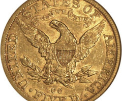 Монета Half Eagle, 5 доларів 1892, США, США