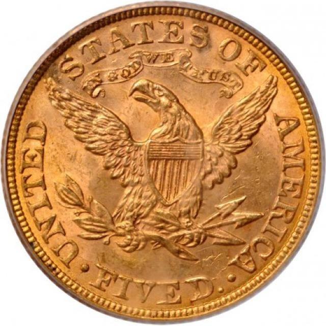 Монета Half Eagle, 5 доларів 1891, США, США