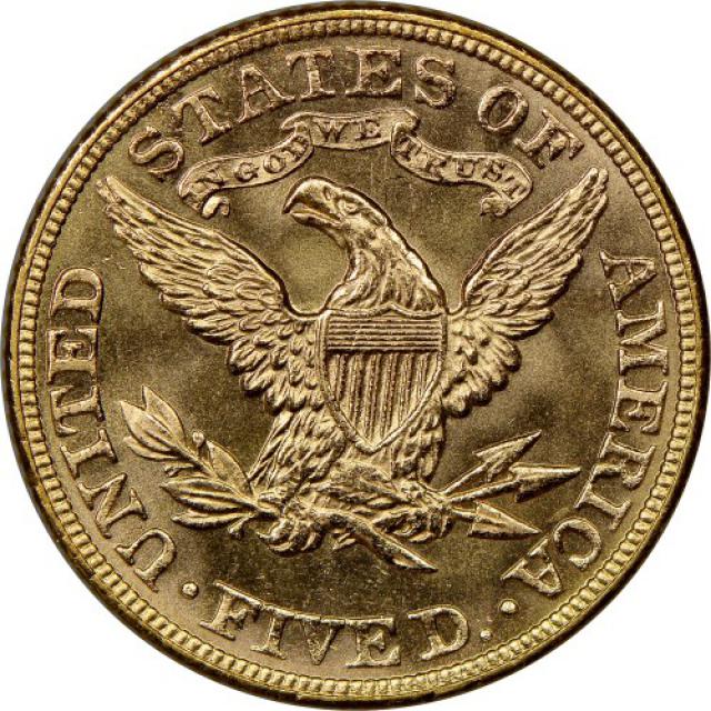 Монета Half Eagle, 5 доларів 1890, США, США