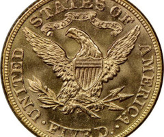 Монета Half Eagle, 5 доларів 1890, США, США