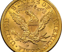 Монета Half Eagle, 5 доларів 1886, США, США