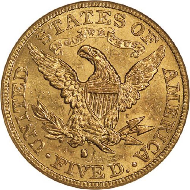 Монета Half Eagle, 5 доларів 1884, США, США