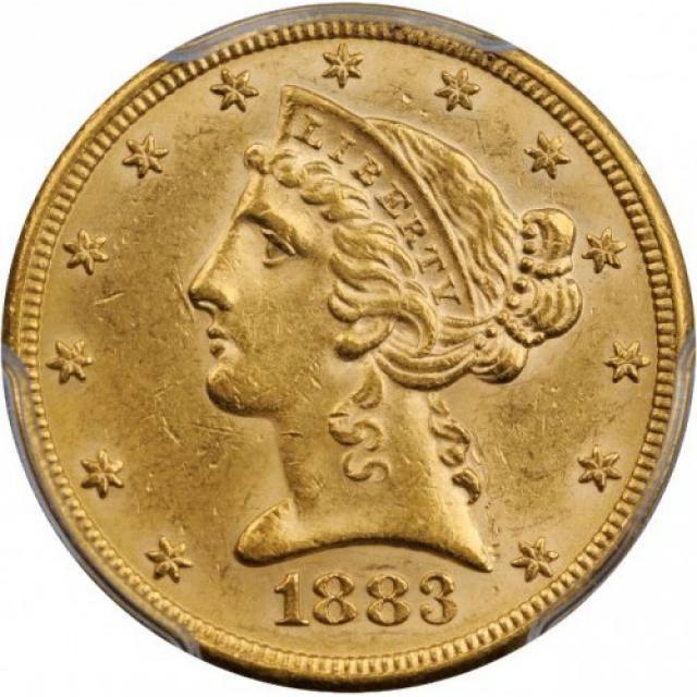 Монета Half Eagle, 5 доларів 1883, США, США