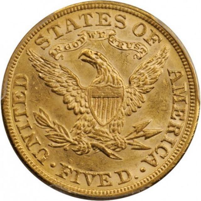 Монета Half Eagle, 5 доларів 1883, США, США