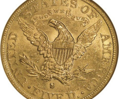 Монета Half Eagle, 5 доларів 1882, США, США