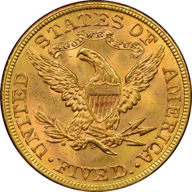 Монета Half Eagle, 5 доларів 1881, США, США