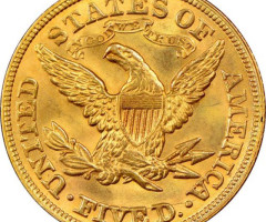 Монета Half Eagle, 5 доларів 1880, США, США