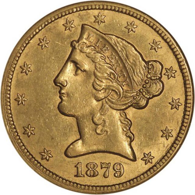 Монета Half Eagle, 5 доларів 1879, США, США