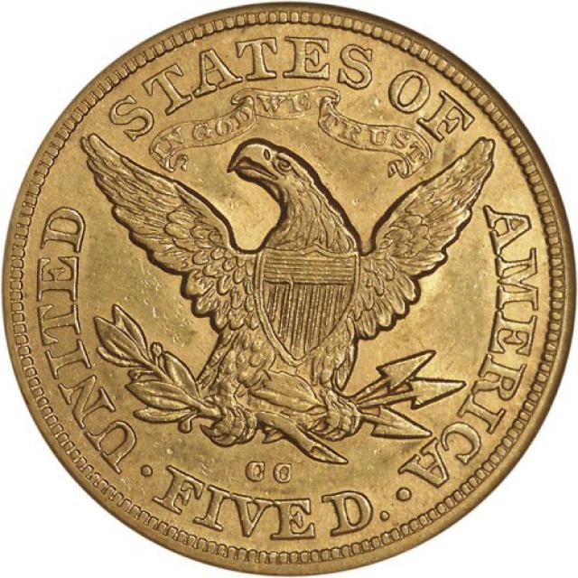 Монета Half Eagle, 5 доларів 1879, США, США