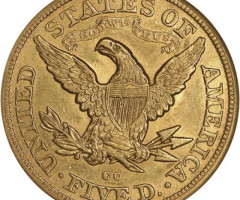Монета Half Eagle, 5 доларів 1879, США, США