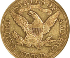 Монета Half Eagle, 5 доларів 1876, США, США