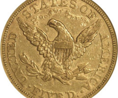 Монета Half Eagle, 5 доларів 1874, США, США