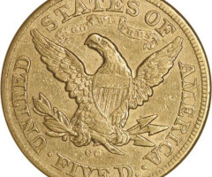 Монета Half Eagle, 5 доларів 1873, США, США