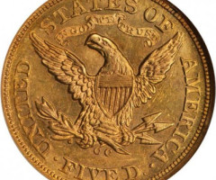 Монета Half Eagle, 5 доларів 1871, США, США