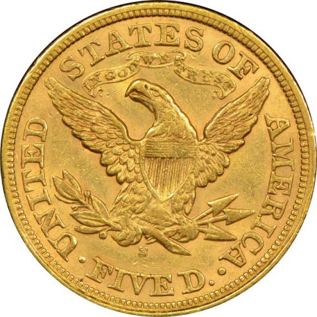 Монета Half Eagle, 5 доларів 1869, США, США