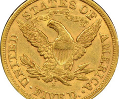 Монета Half Eagle, 5 доларів 1869, США, США