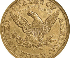Монета Half Eagle, 5 доларів 1868, США, США