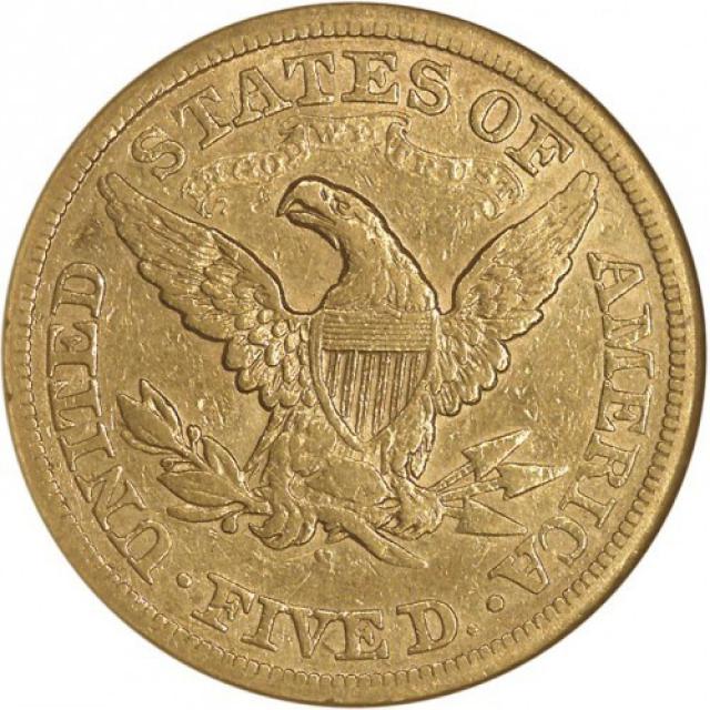 Монета Half Eagle, 5 доларів 1867, США, США