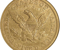 Монета Half Eagle, 5 доларів 1867, США, США