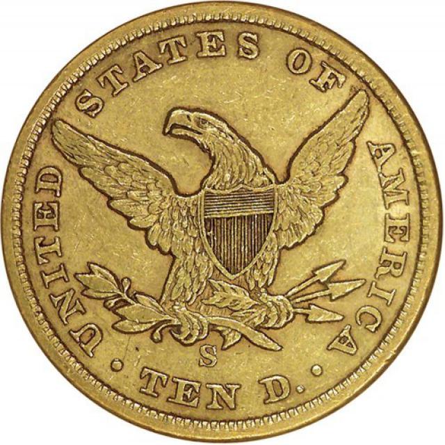 Монета Орел, 10 доларів 1866, США, США