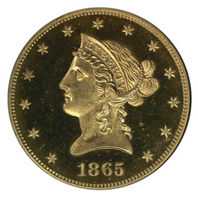 Монета Орел, 10 доларів 1865, США, США