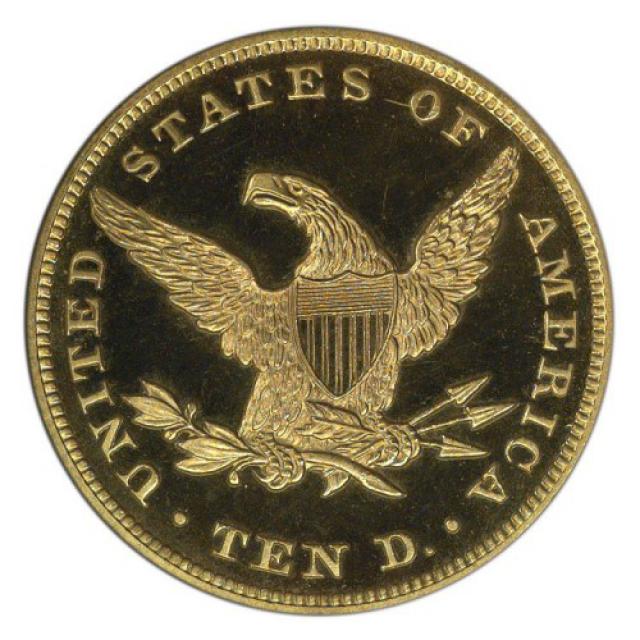 Монета Орел, 10 доларів 1865, США, США