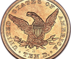 Монета Орел, 10 доларів 1863, США, США